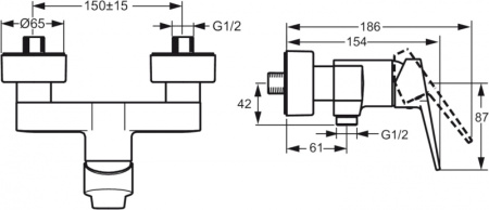 Смеситель для душа Oras Twista 3860U