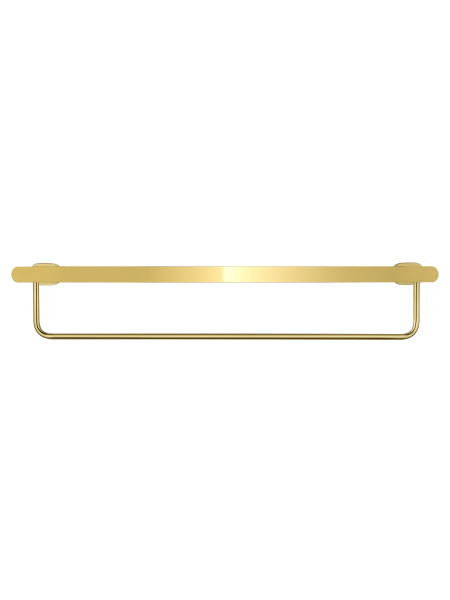Полотенцедержатель с полкой WONZON & WOGHAND FIRST, глянцевое золото WW-8481-LG