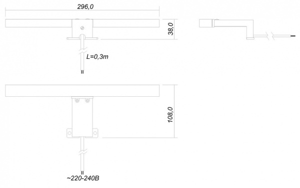 Светильник Style Line СС-00000391 Хром