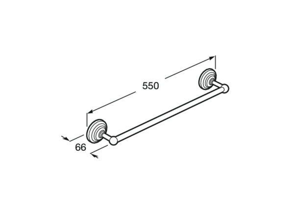 Полотенцедержатель Roca кольцо Carmen 817003001