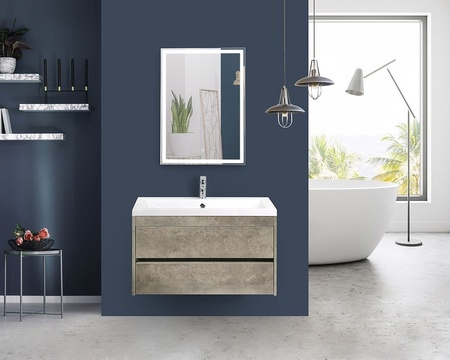 База под раковину напольная Art&max Family-900-2C-SO-CV Cemento Veneto