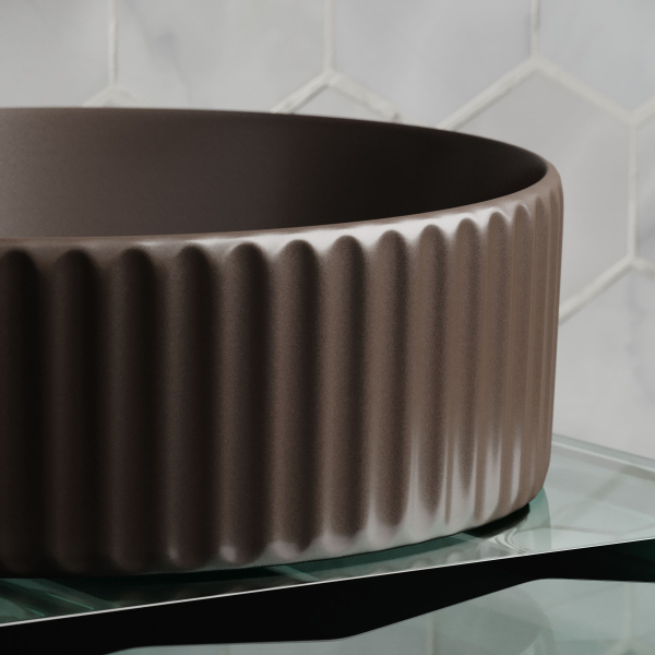 Раковина накладная (36х36) Ceramica Nova ELEMENT CN6057MDB