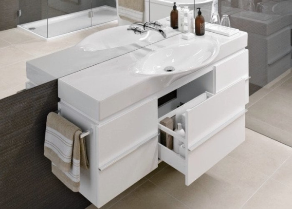 Тумба с раковиной Laufen New Case/Palace 4.0130.2.075.463.1+8.1270.4.000.104.1