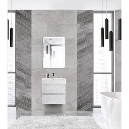 Тумба под раковину Cezares MOLVENO 46-60-2C-SO-LB Legno Bianco