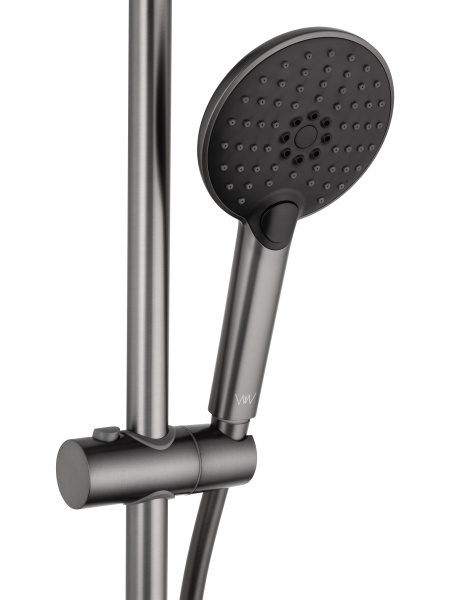 Душевая система WONZON & WOGHAND CLICK, темный графит WW-N3S962-BGG