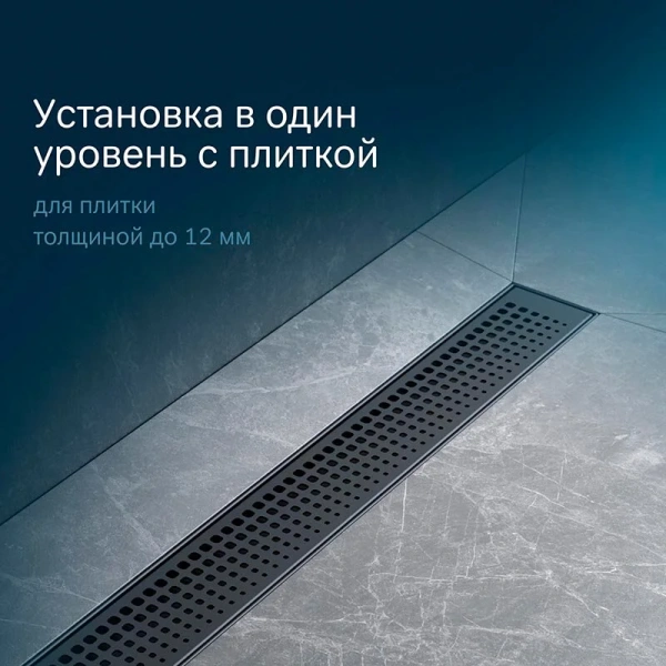 Душевой лоток 60 см Am.Pm MasterFlow W01SC-P11-060-01BM черный матовый