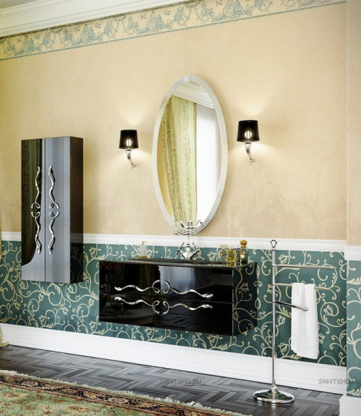 Тумба под раковину Clarberg Due amanti 120 DUE0112BLK