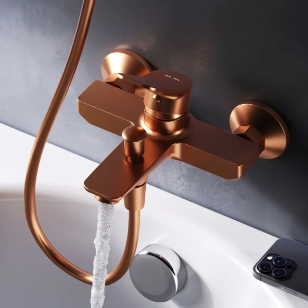 Смеситель для ванны Am.Pm X-Joy F85A10044 бронза