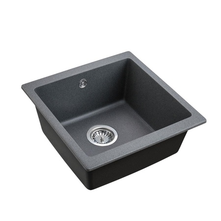 Кухонная мойка (45,5х46) EMAR EMQ-1455.P Антрацит
