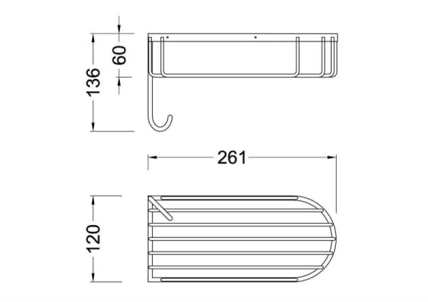 Полка с крючком Timo Nelson 150080/00