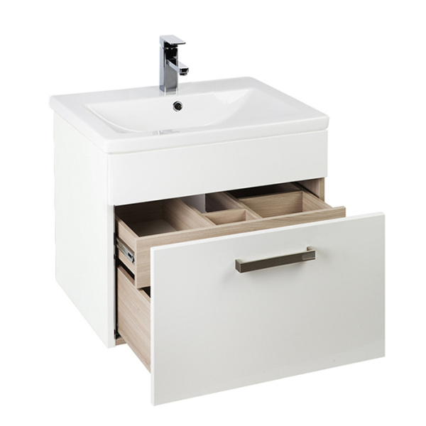 Тумба с умывальником, IDDIS New Mirro NMIR60Wi95K, белый