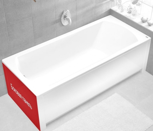 W30A-170-000W-PWSG Sensation, декоративная фронтальная панель для ванны 170х75 светло-голубой