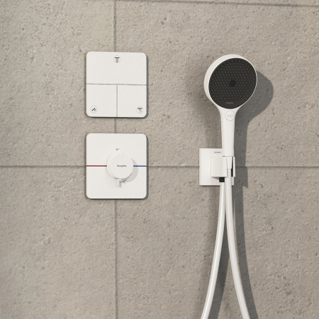 Переключатель потоков на 3 положения Hansgrohe ShowerSelect Comfort Q 15587700 белый матовый