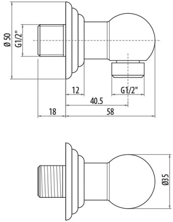 Подключение для шланга Gattoni PD PRARE11V0br