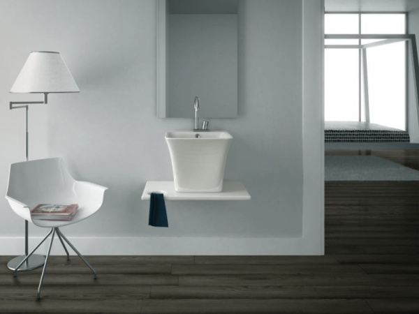 Раковина подвесная ARTCERAM Cow CWL001 01 00/ L6804 bi*1