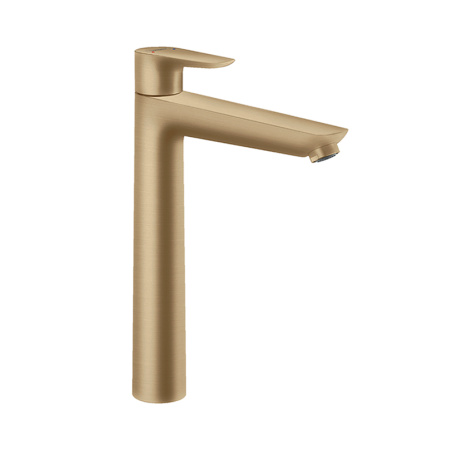 Смеситель для раковины без донного клапана Hansgrohe Talis E 71717140 шлифованная бронза