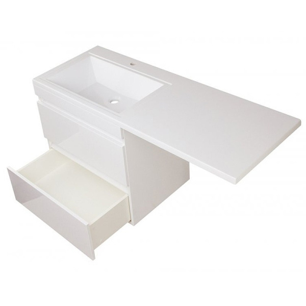 Тумба под стиральную машину напольная Style Line Даллас СС-00000651 белый