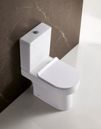 Унитаз напольный безободковый BelBagno NORMA BB339CPR
