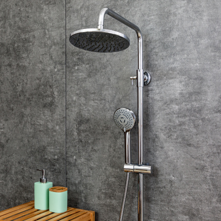 Душевая система Orange Otto M22-911cr смеситель с изливом, хром