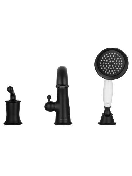 Смеситель на борт ванны WONZON & WOGHAND STEAM, черный матовый WW-88659008-MB Смеситель на борт ванны WONZON & WOGHAND STEAM, черный матовый WW-88659008-MB