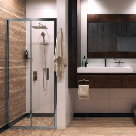 Душевая дверь (100х200) WasserKRAFT Weser 78F12