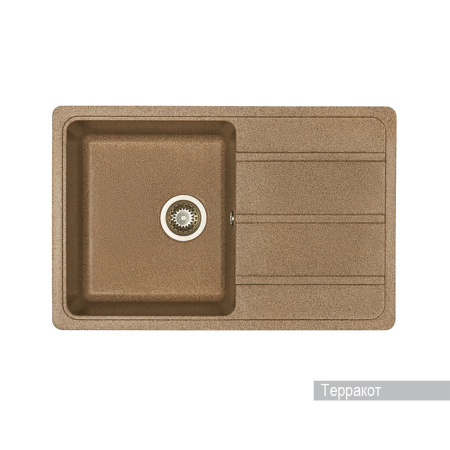 Кухонная мойка Aquaton Аманда 1A712832AD270 терракот