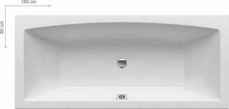Акриловая ванна Ravak Formy 02 Slim (180x80) C891300000