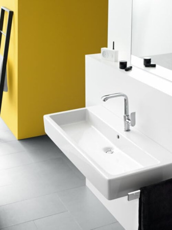 Смеситель для раковины клапаном Push-Open Hansgrohe Metris 31187000 хром