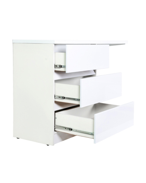 Тумба напольная с левой раковиной 130 см под стиральную машину Orange Sistema ST-70TUW+RAL белый