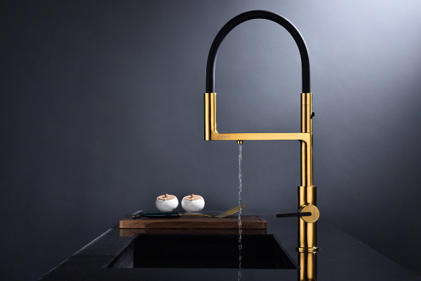 Смеситель для кухни с подключением к фильтру  Paulmark Tornado To213402-BG