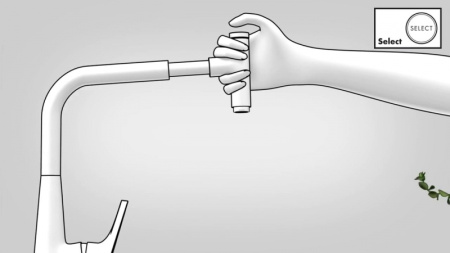 Смеситель для кухни Hansgrohe Metris Select 14884000