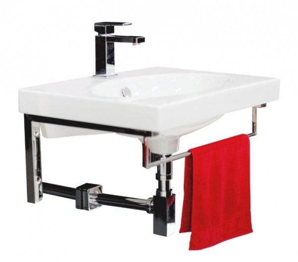 Раковина Sanita Luxe Ringo 50/кронштейны