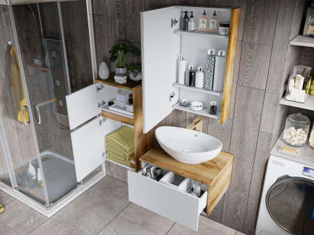 Зеркало-шкаф (45х80) Misty Ива 45 левый П-Ива04045-01Л