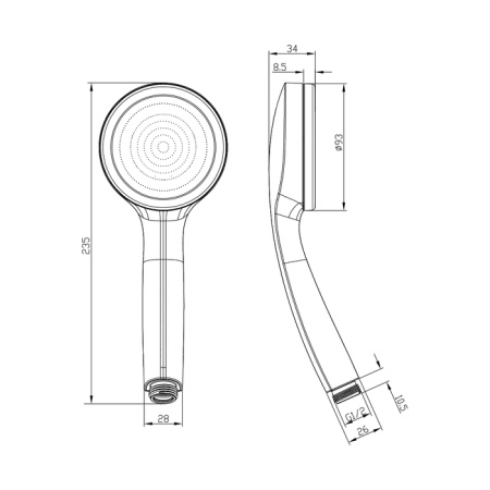 Лейка для душа IDDIS SpaHome (SPA1F00i18)
