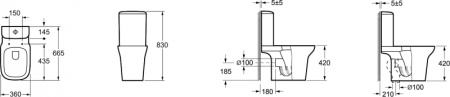 Унитаз напольный Grossman GR-N3012