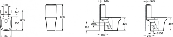 Унитаз напольный Grossman GR-N3012