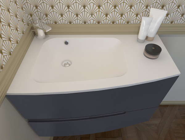 Раковина полувстраиваемая Jacob Delafon Nona 80 L EB1880RU-00