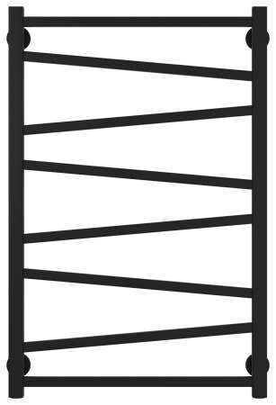 Полотенцесушитель Водяной Сунержа Сирокко (80х50) Матовый Черный 31-0253-8050