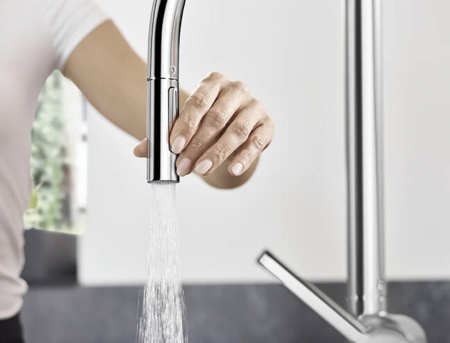 Кухонный смеситель Hansgrohe Talis M54 72801000, хром