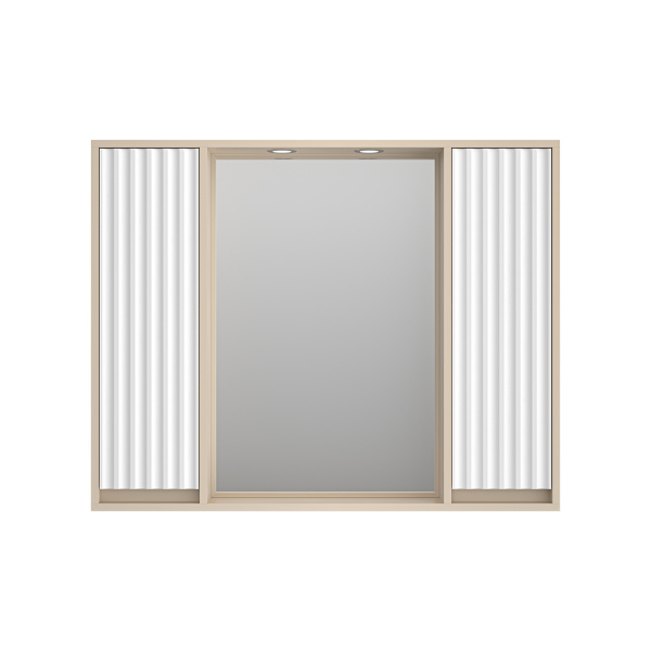 Зеркальный шкаф (98х80) Brevita Balaton 100  BAL-04100-03-01