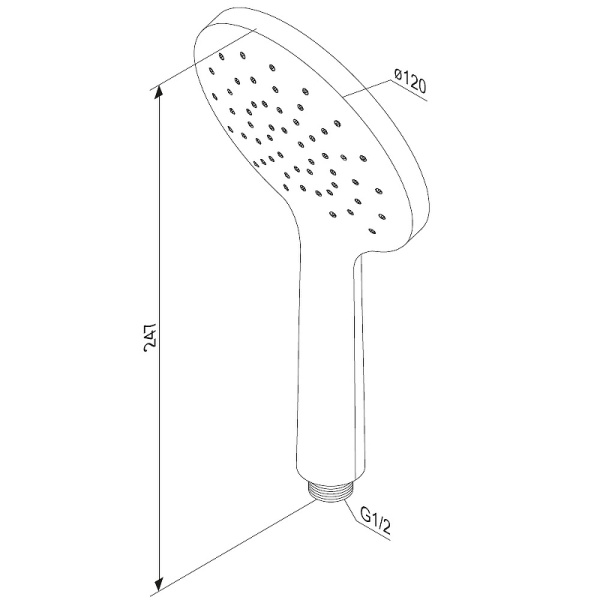 Ручной душ Damixa Jupiter 977020000 Ручной душ Damixa Jupiter 977020000