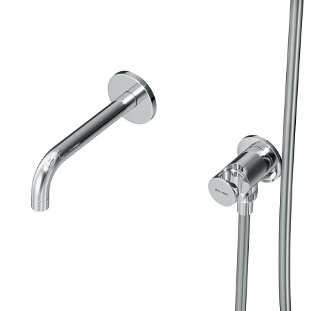 Душевой комплект с изливом Am.Pm X-Joy FB85A3RH30 хром