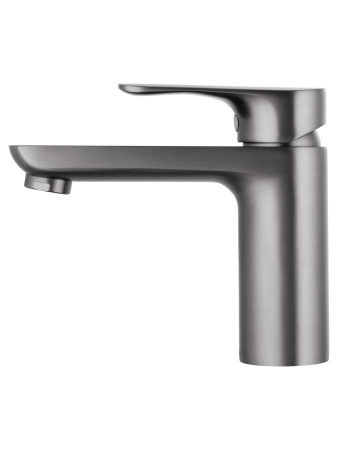 Смеситель для раковины WONZON & WOGHAND Line, темный графит WW-A40732-BGG