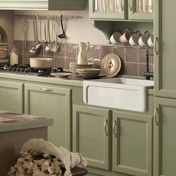 Кухонная мойка (76х47) Kerasan Hannah Yorkshire  542101 белая