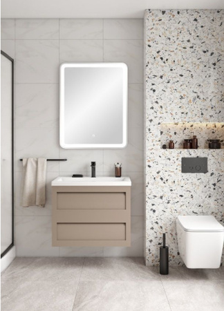 База под раковину Art&max AM-Platino-580-2C-SO-CM Капучино матовый