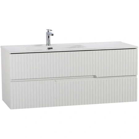 Тумба под раковину Cezares DUET-N-1200-2C-SO-BL-L Bianco Lucido
