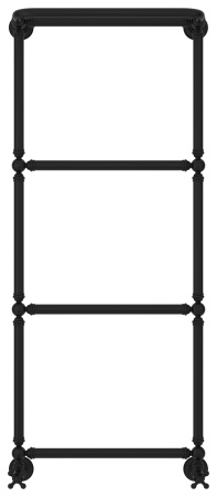 Полотенцесушитель Водяной Сунержа Ренессанс 1386 (126х50) Матовый Черный 31-0281-1250