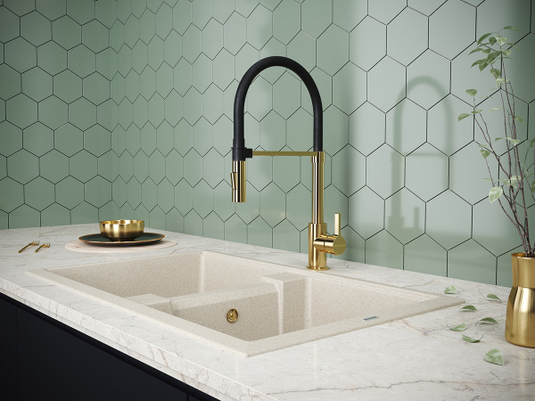 Смеситель для кухни Paulmark Halt Ha214021-G