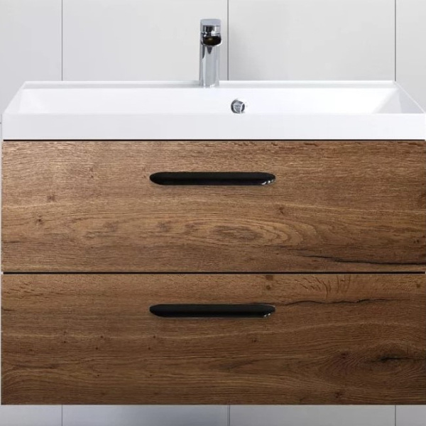 База под раковину подвесная BelBagno AURORA-900-2C-SO-RT Rovere Tabacco