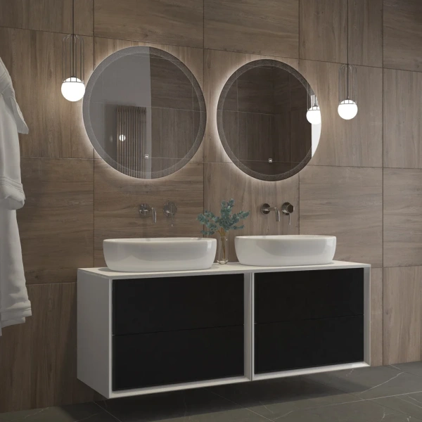 Зеркало (60х60,7) Cezares CZR-SPC-ECO-600-LED-TCH